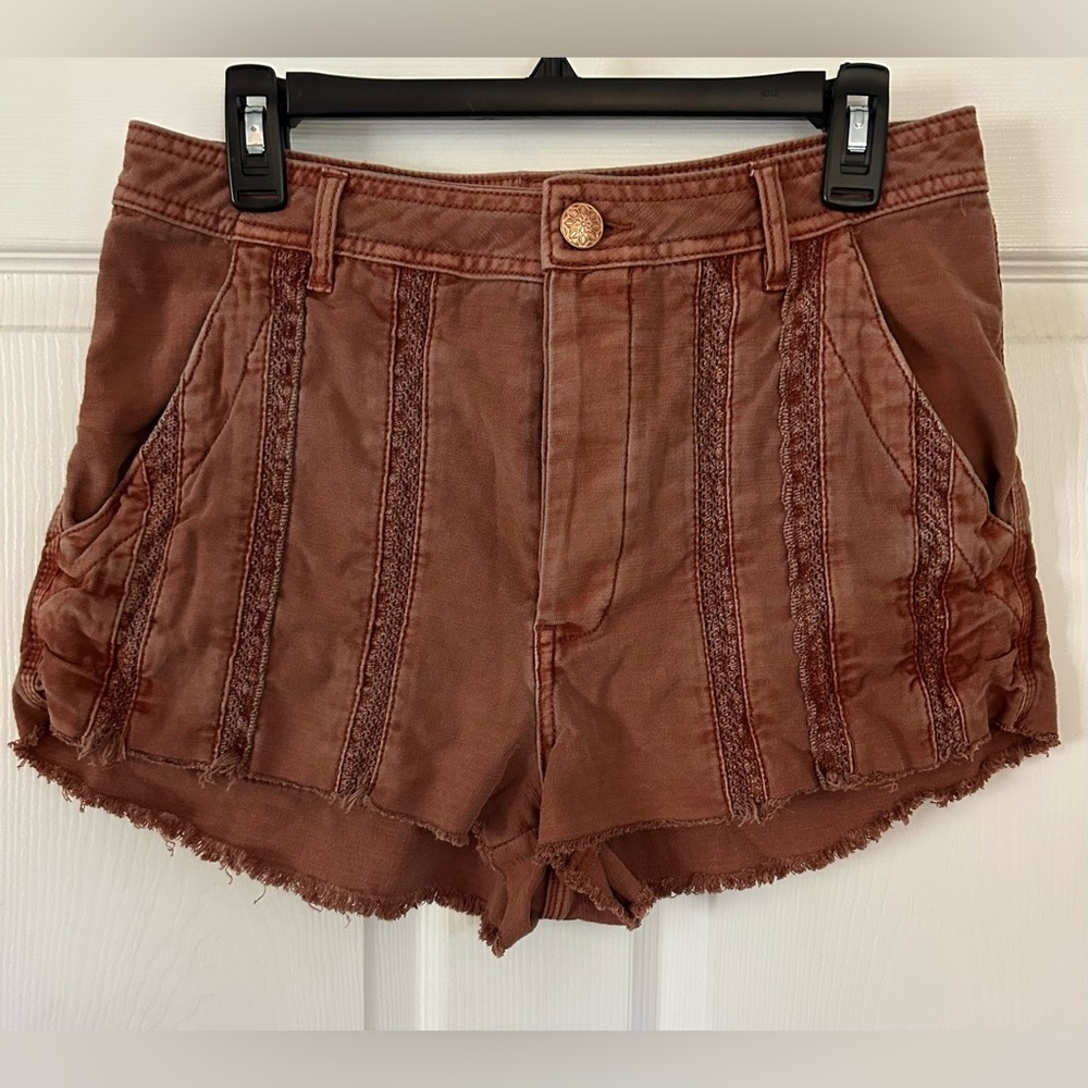 Free People|Great Expectations Shorts/Rust - Picture 3 of 6